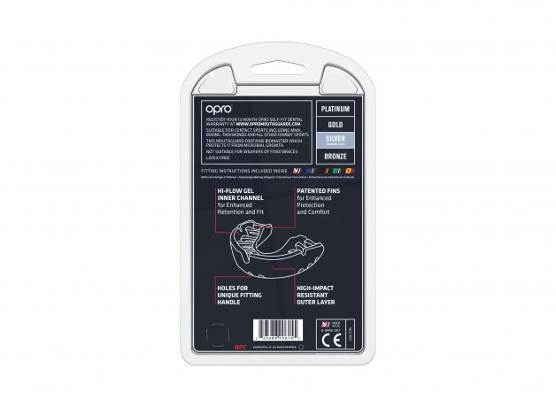 Ju Sports OPRO "UFC" Zahnschutz Silver - Black/Red Rabatte dieses Monats