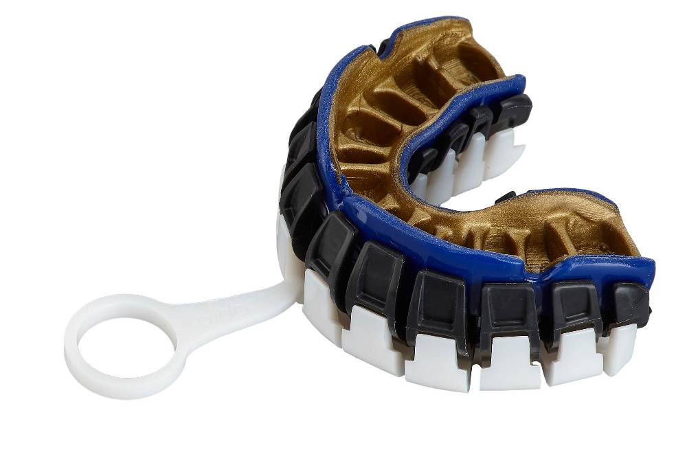 Ju Sports OPRO Zahnschutz PowerFit Dark Blue/Gold Wochenangebot