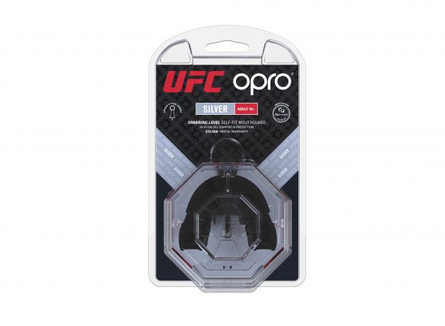 Ju Sports OPRO "UFC" Zahnschutz Silver - Red/Black Clearance-Verkauf