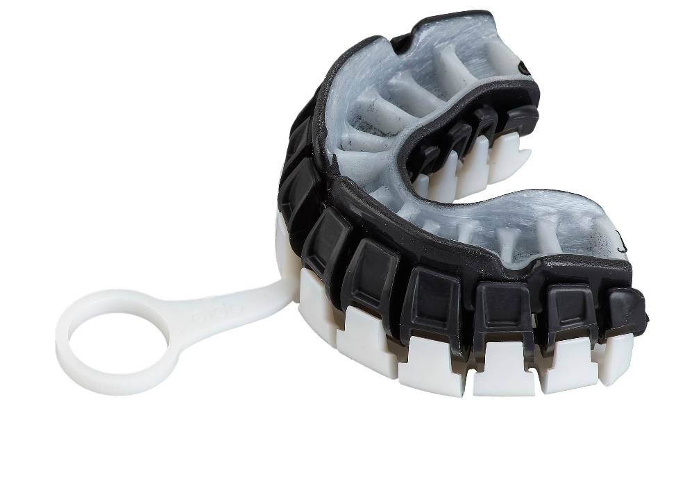 Ju Sports OPRO Zahnschutz PowerFit Black/White Fabrik Onlineshop