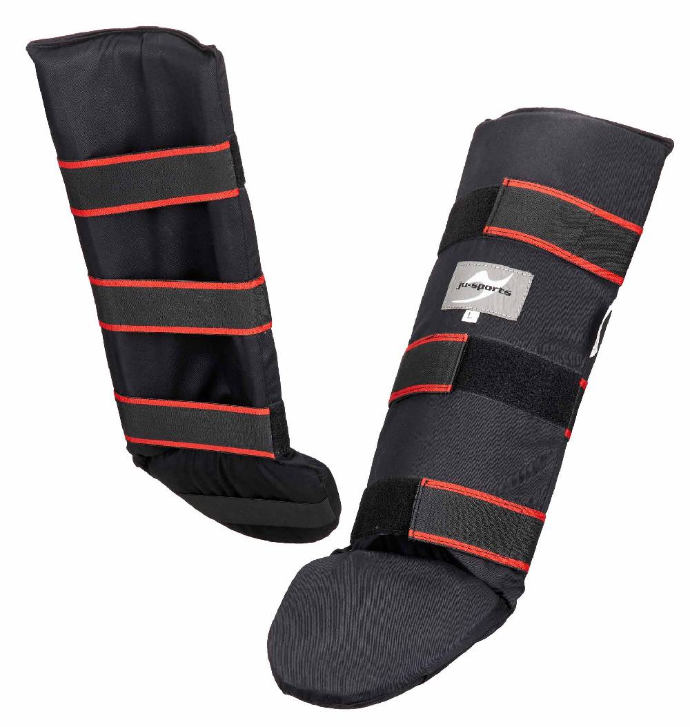 Ju Sports Muay Thai Schienbein-Spannschutz aus Stoff Valentinstagsangebot