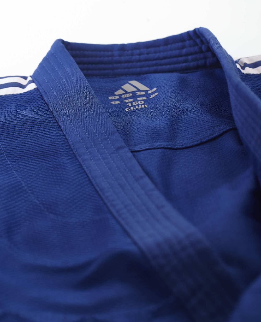 Ju Sports adidas Judo-Anzug Club blau/weiße Streifen, J350B Bis zu 55% Rabatt