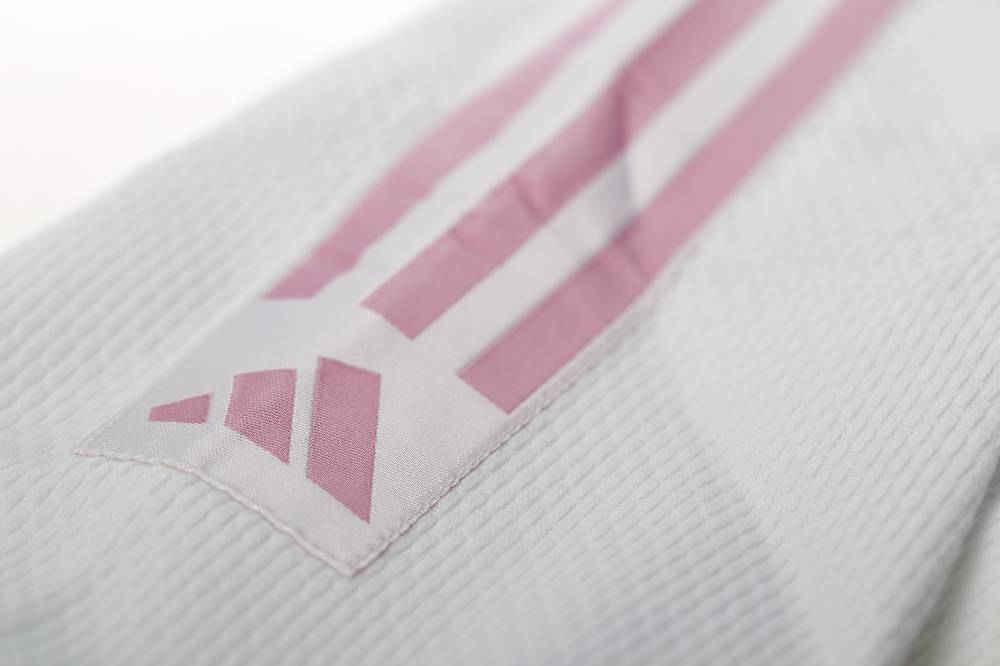 Ju Sports adidas Judo-Anzug Club weiß/pinke Streifen, J350 Cyber Monday