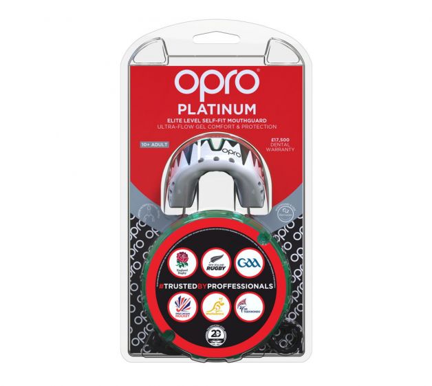 Ju Sports OPRO Zahnschutz Platinum Senior "Fangz" white Osterangebot