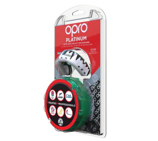 Ju Sports OPRO Zahnschutz Platinum Senior "Fangz" white Osterangebot