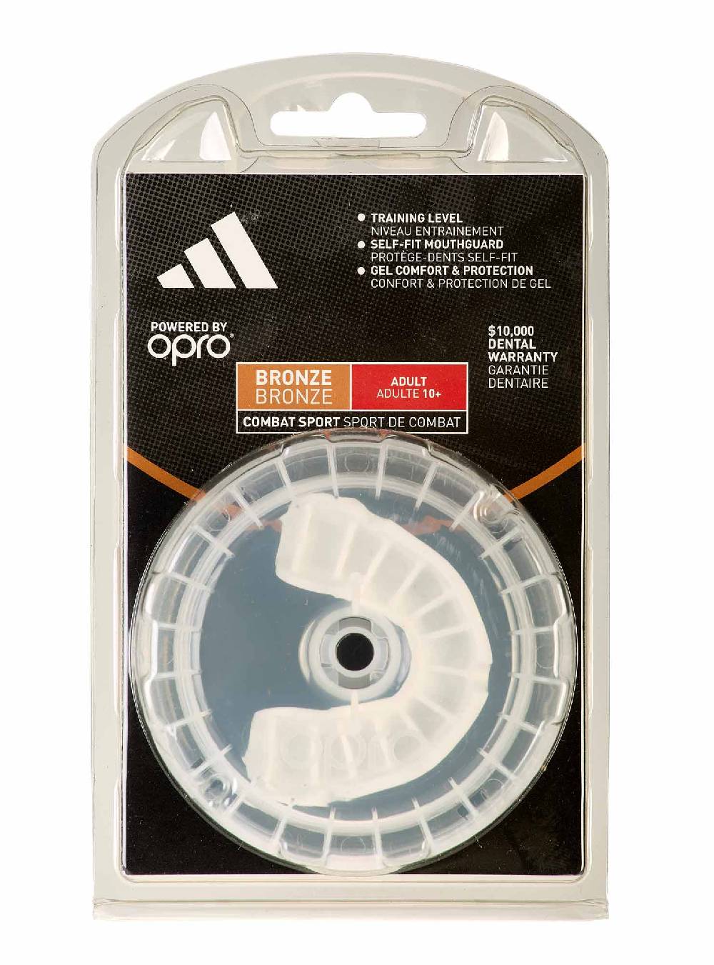 Ju Sports adidas Zahnschutz OPRO Bronze white, ADIBP31 Kauf eins, bekomm eins gratis