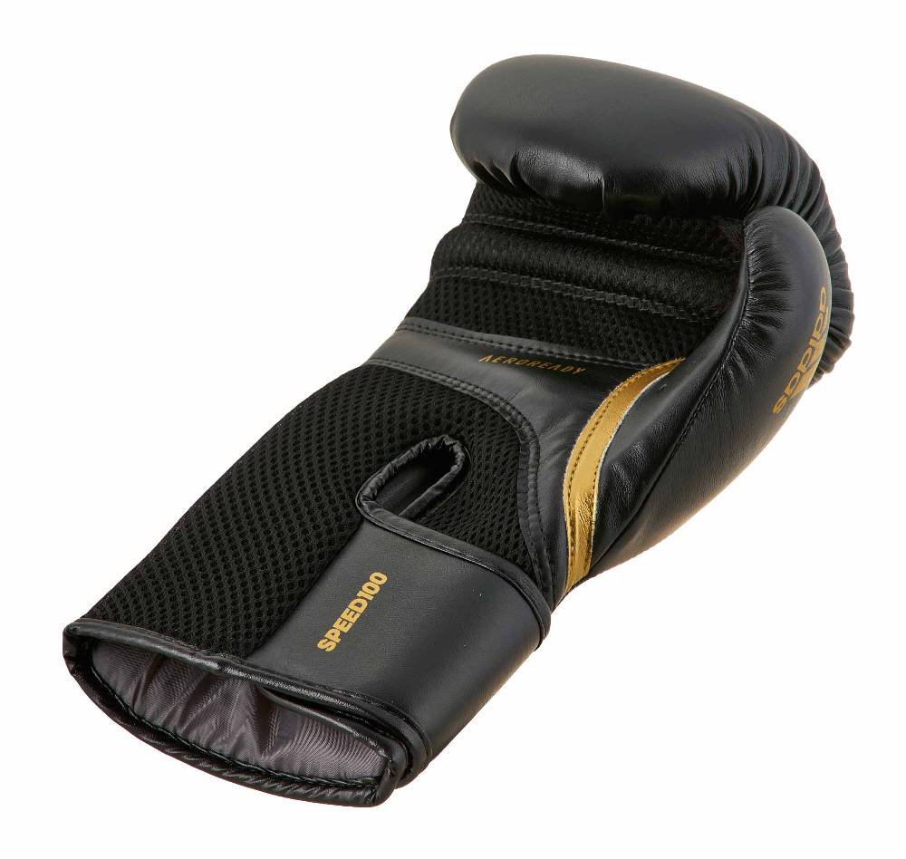 Ju Sports adidas Boxhandschuhe Speed 100, ADISBG100 black/gold Letzte 3 Tage