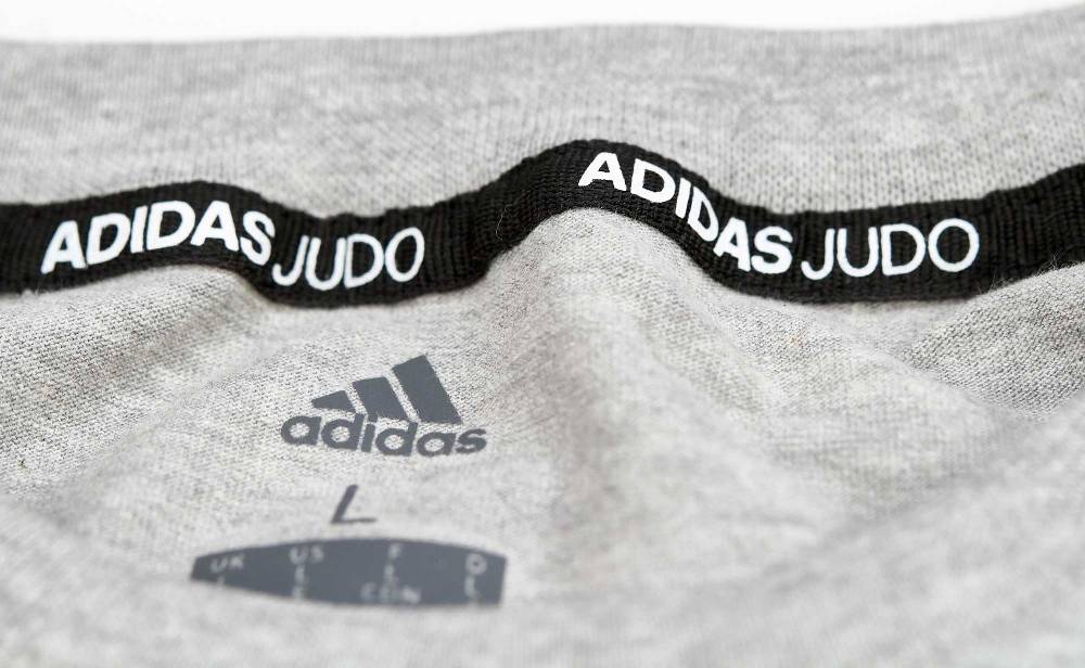 Ju Sports adidas Judo Community Line Shirt "Circle" grey/black, adicsts01J JETZT KAUFEN