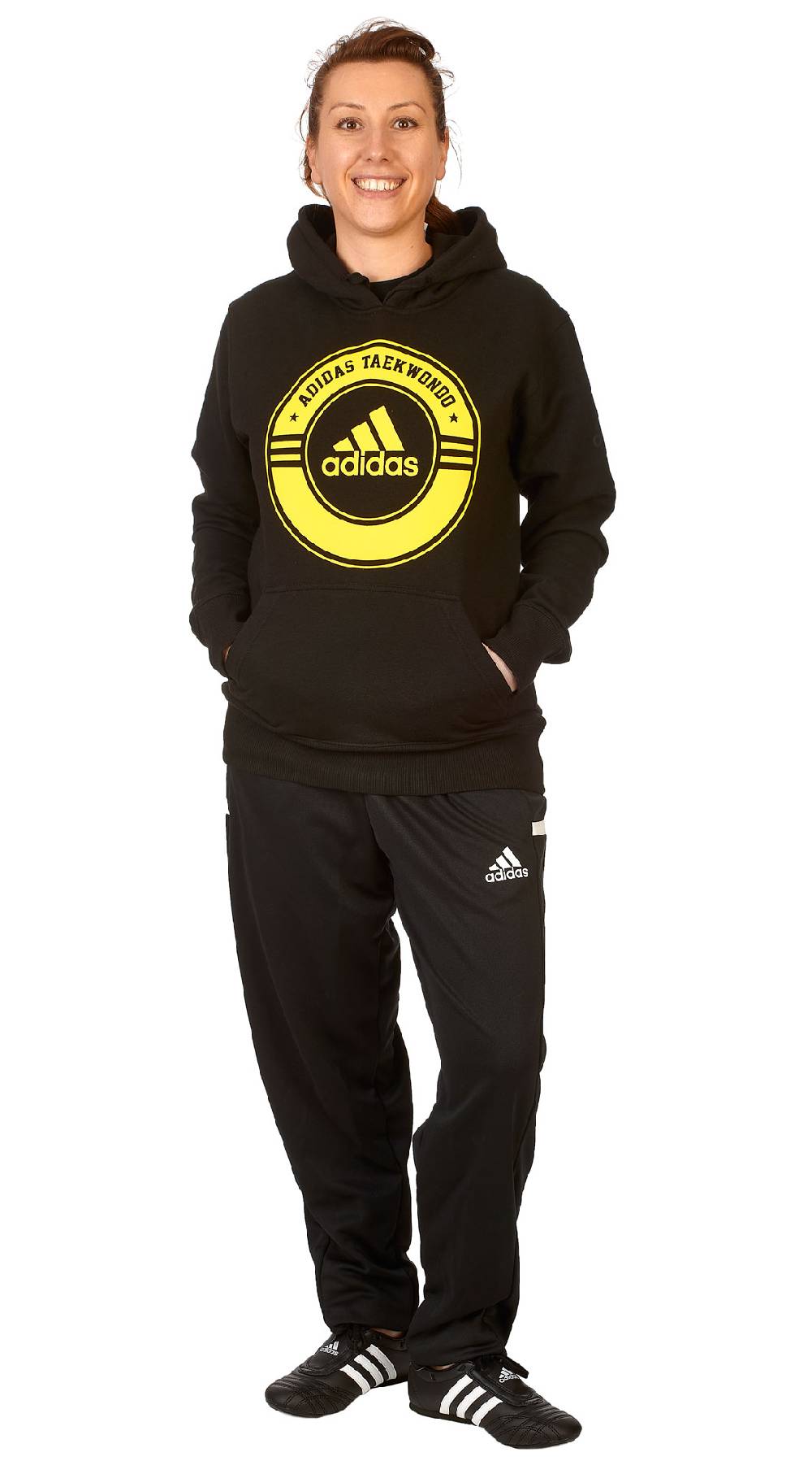 Ju Sports adidas Community line Hoody Taekwondo "Circle" black/yellow, adiCSH05T Blitzverkäufe