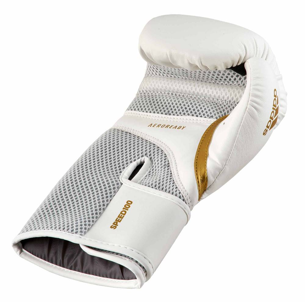 Ju Sports adidas Boxhandschuhe Speed 100, ADISBG100 weiß/gold Osterangebot