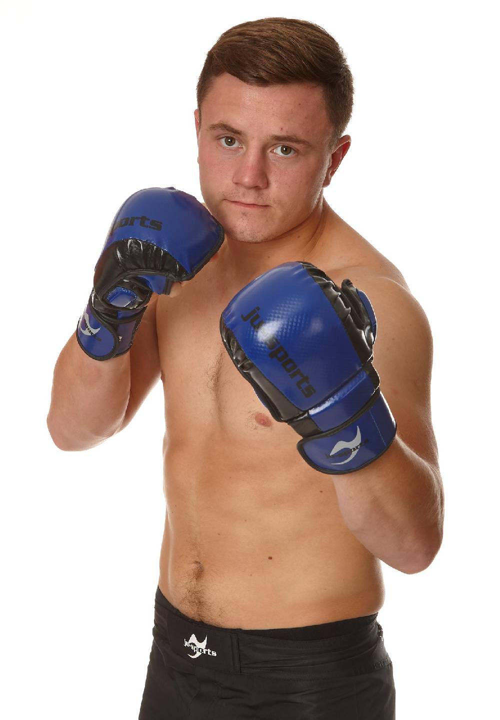 Ju Sports MMA/Allkampf Sparring Handschuh Carbon blau Zeitlich begrenztes Angebot