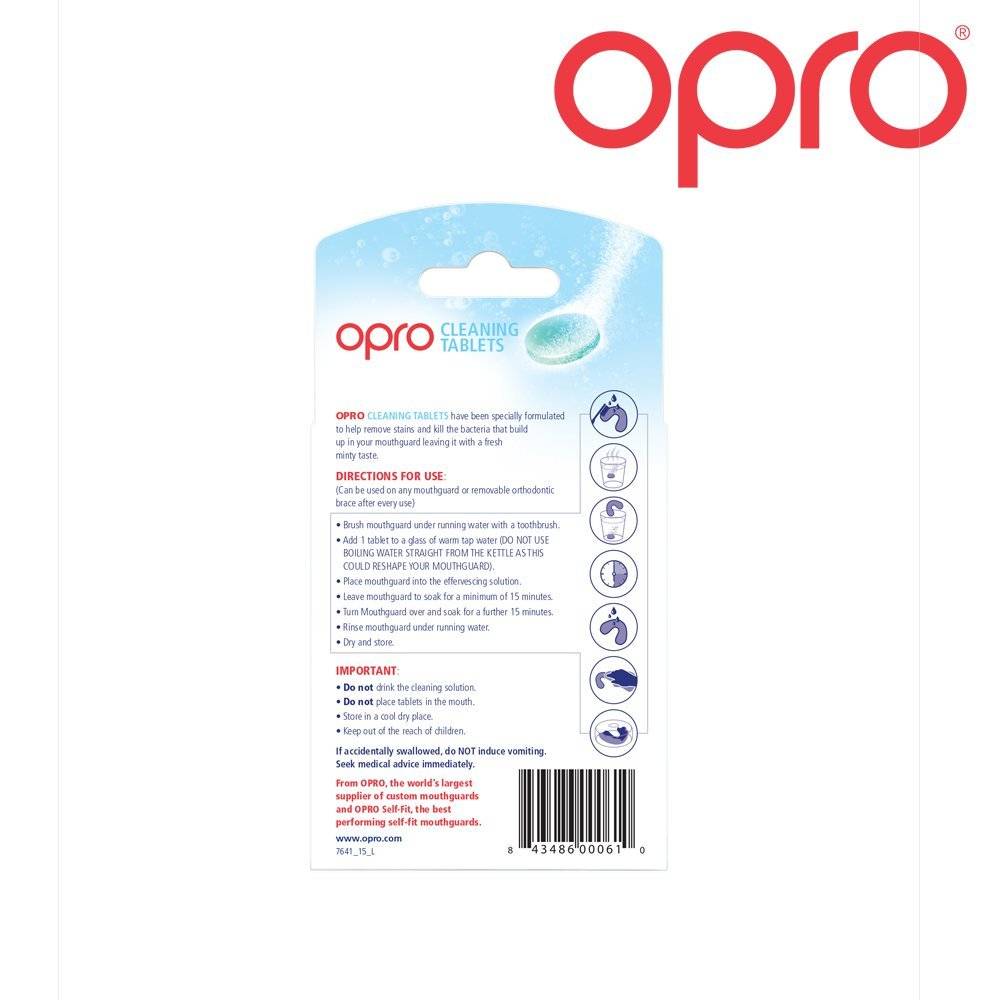 Ju Sports OPRO Reinigungstabletten für Zahnschützer, 20 Stück "Fresh Mint" Exklusive Angebote