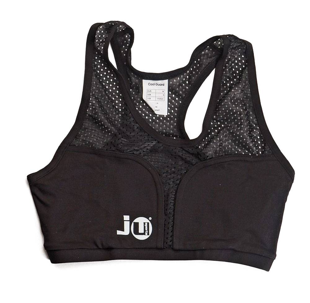 Ju Sports Lycra-Top für Damen (Brustschutz-Bestandteil Cool Guard) schwarz Neueste Mode