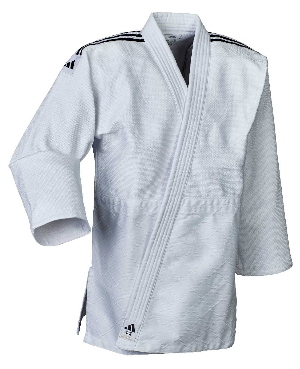 Ju Sports adidas Judo-Anzug Contest weiß/schwarze Streifen, J650 Neuheiten