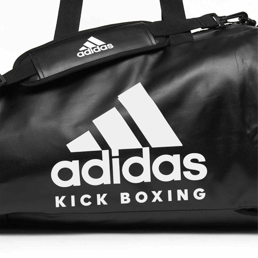 Ju Sports adidas 2in1 Bag "Kickboxing" black/white PU, adiACC051KB Nur für heute