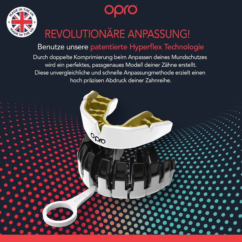 Ju Sports OPRO Zahnschutz Instant Custom Fit Eyes Senior Speichern exportieren