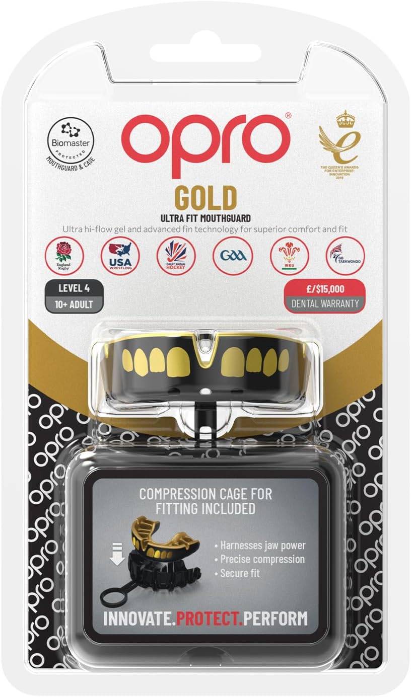 Ju Sports OPRO Zahnschutz Gold Grillz black/gold Senior 2022 Schlussverkauf