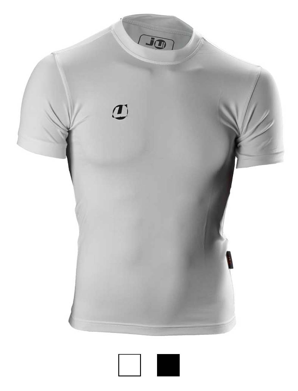 Ju Sports Compression Shirt kurzarm weiß Flash Sale