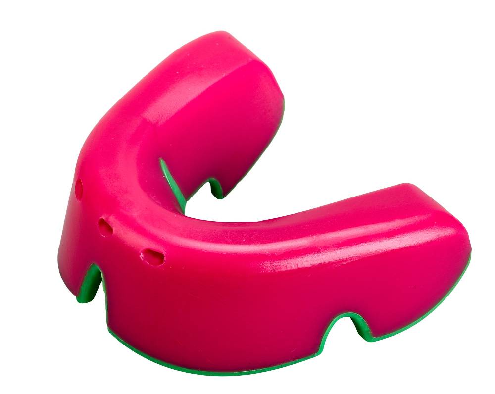 Ju Sports OPRO Zahnschutz Silver - Pink/ Fl. Green Lagerräumung