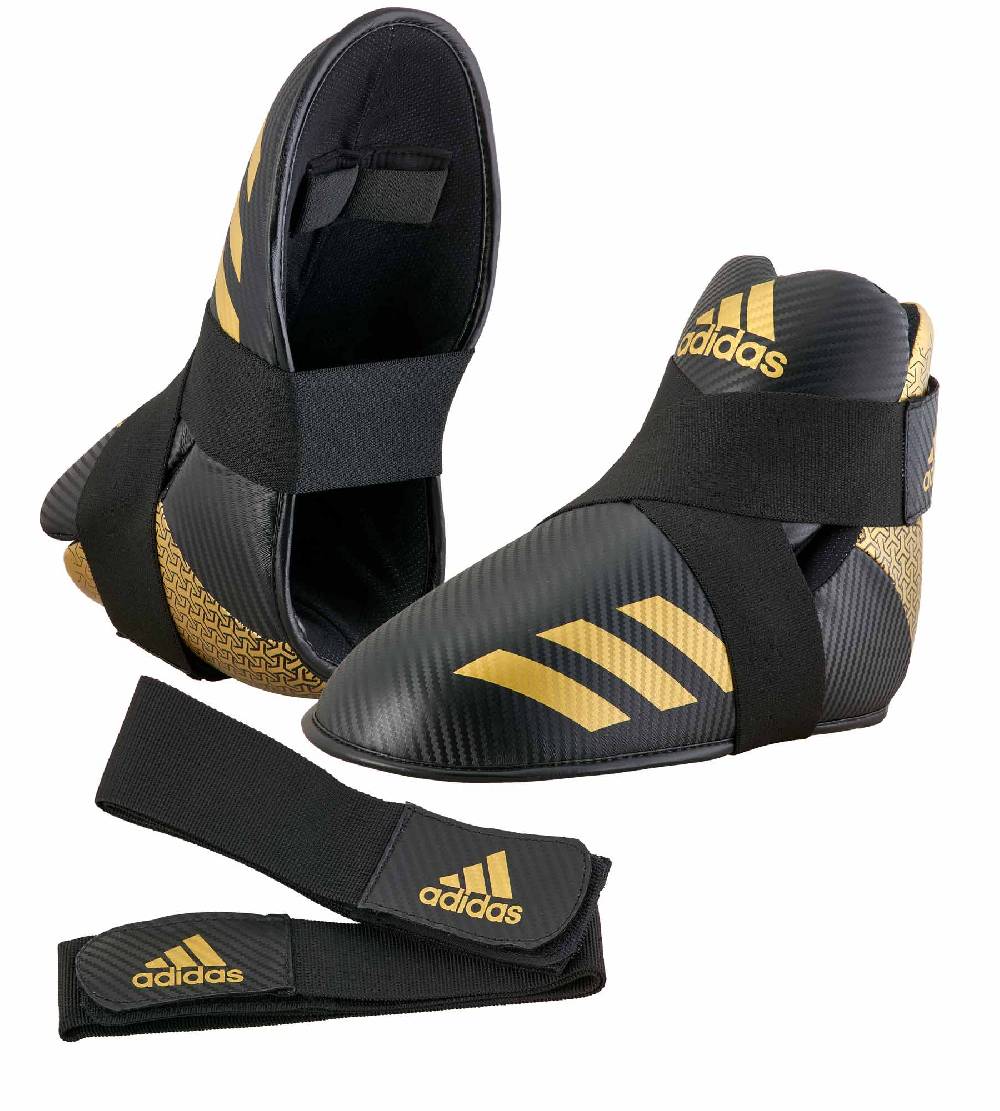 Ju Sports adidas Pro Kickboxing Fußschutz black/gold, adiKBB300HD