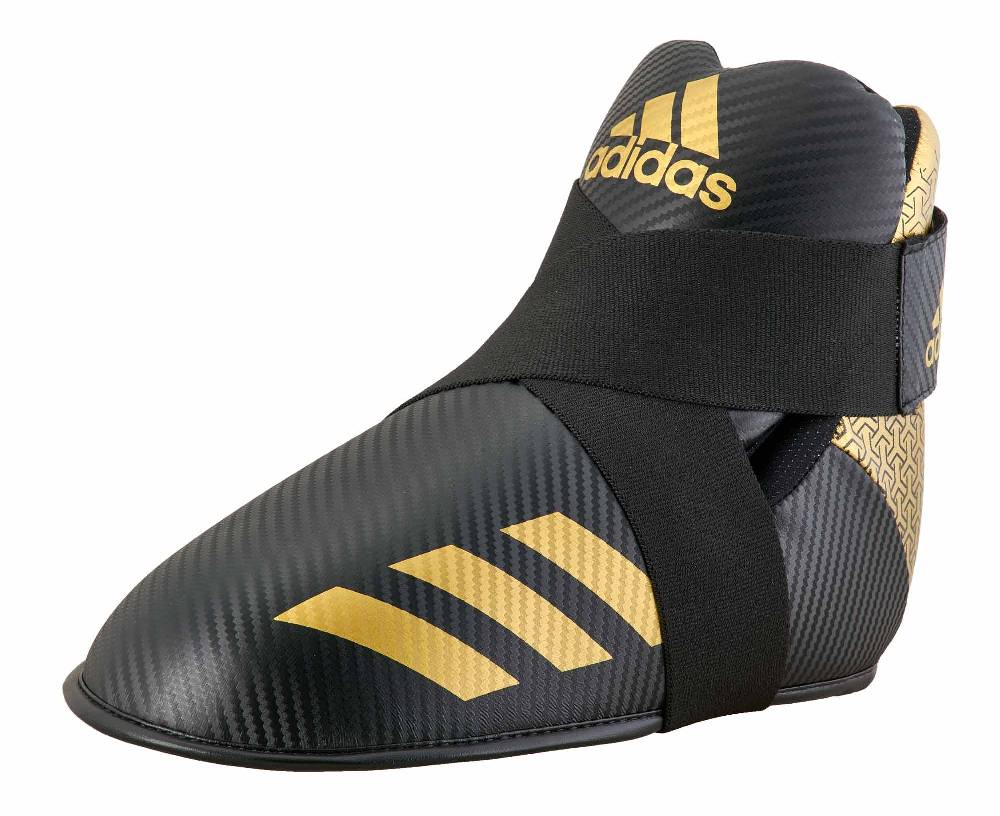 Ju Sports adidas Pro Kickboxing Fußschutz black/gold, adiKBB300HD Zeitlich begrenztes Angebot