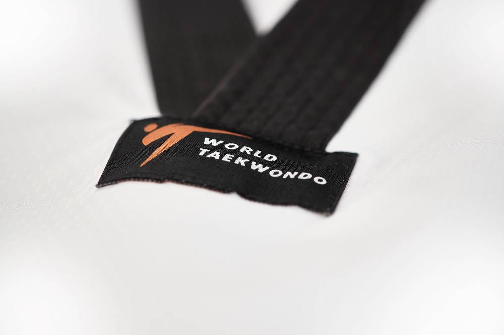 Ju Sports adidas Taekwondoanzug, adi Fighter Eco WT, schwarzes Revers Saisonale Angebote