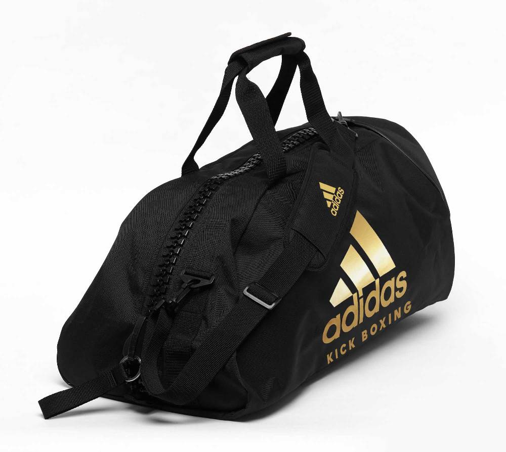 Ju Sports adidas 2in1 Bag Kickboxing black/gold Nylon, adiACC052KB Super Sparpreis