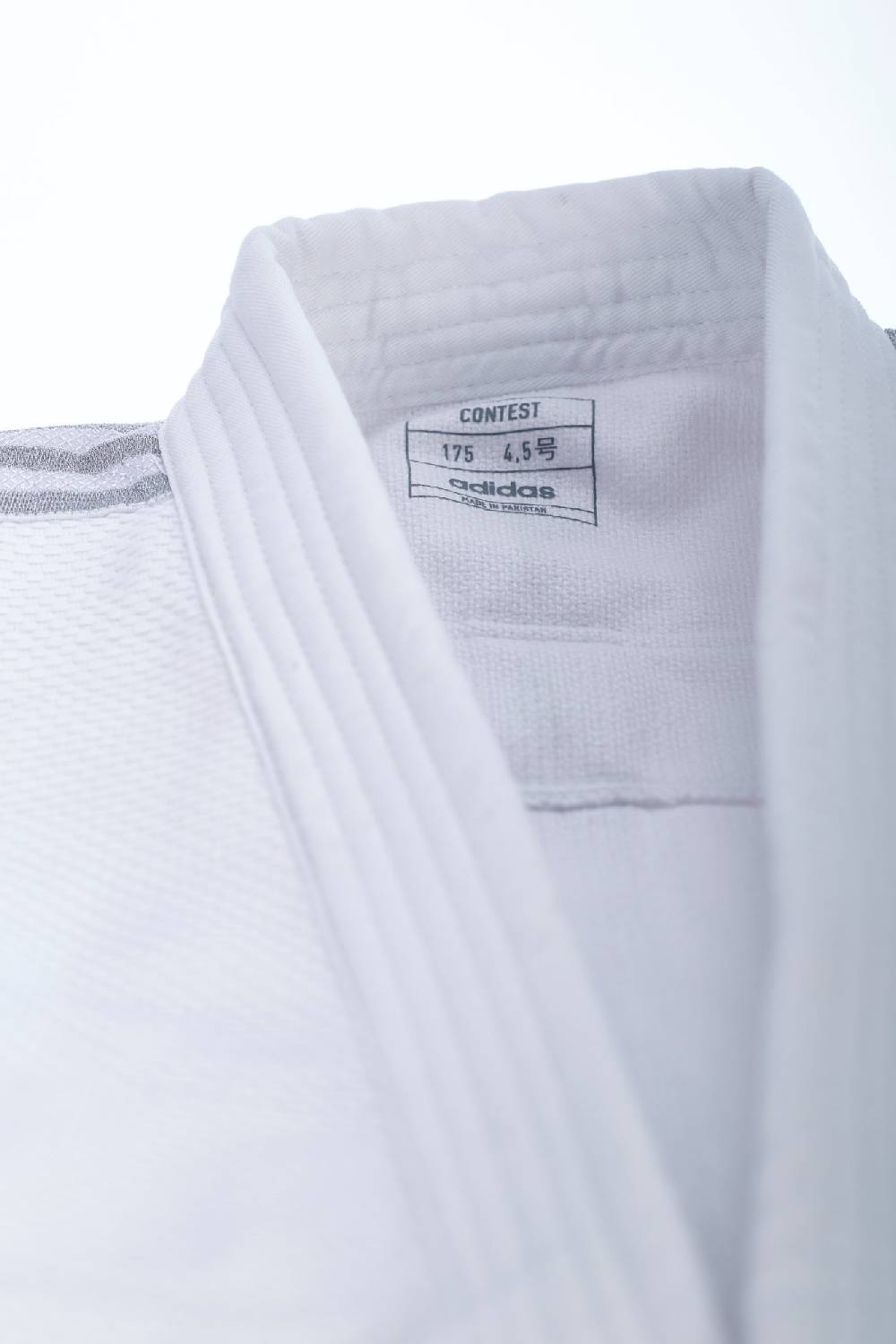 Ju Sports adidas Judo-Anzug Contest weiß/silberne Streifen, J650 Letzte 3 Tage