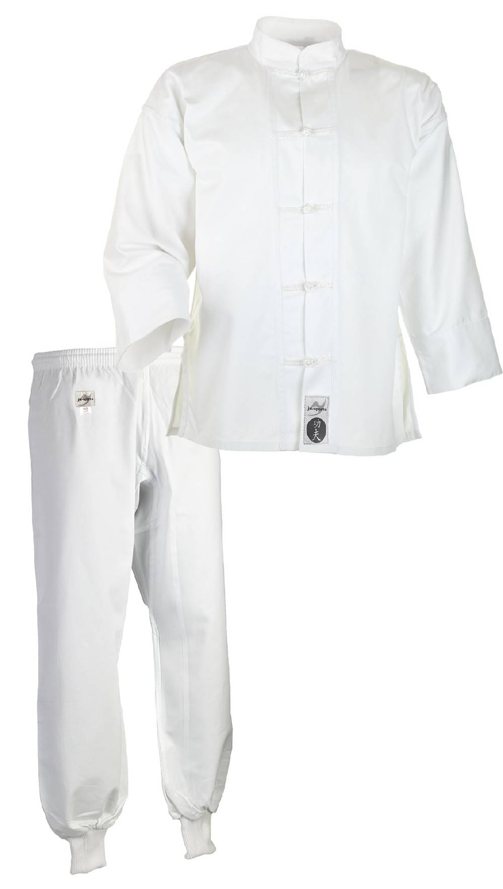 Ju Sports Kung Fu Anzug weiß, Cotton