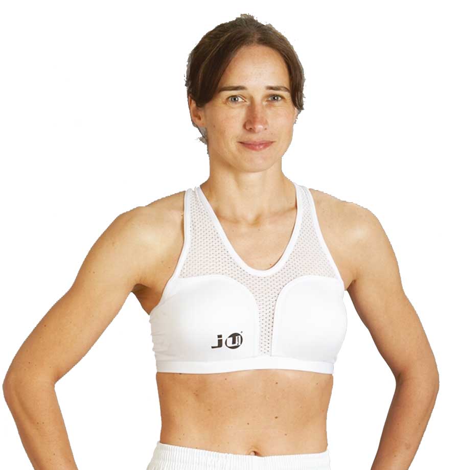 Ju Sports Brustschutz für Damen Cool Guard komplett weiß Hotsell