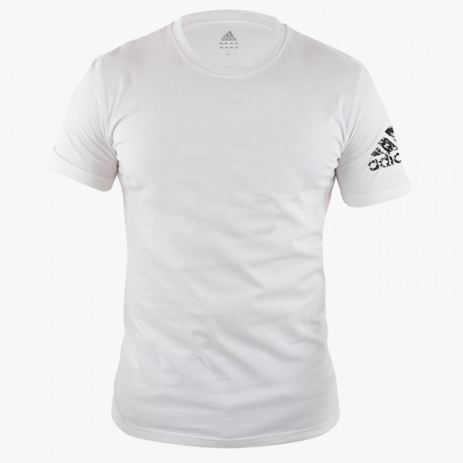 Ju Sports adidas Promo-T-Shirt Basic weiß/schwarz, adiTSG2/v2