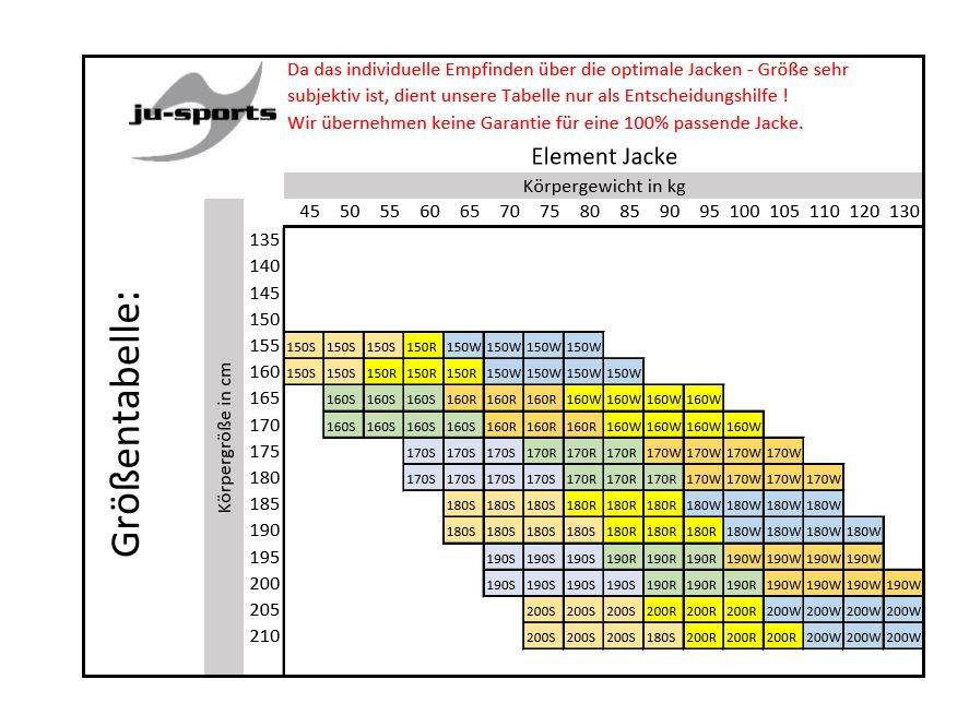 Ju Sports Element Jacke weiß wide cut Blitzverkäufe