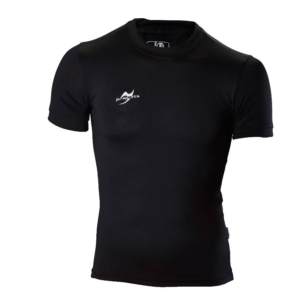 Ju Sports Compression Shirt kurzarm schwarz