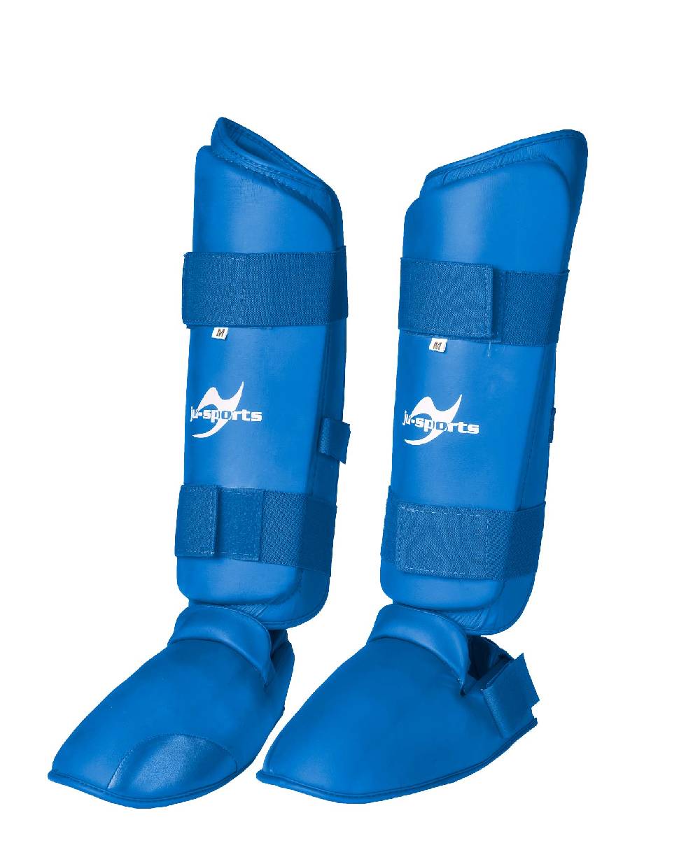 Ju Sports Schienbein-Spannschutz Karate blau Bis zu 50% Rabatt