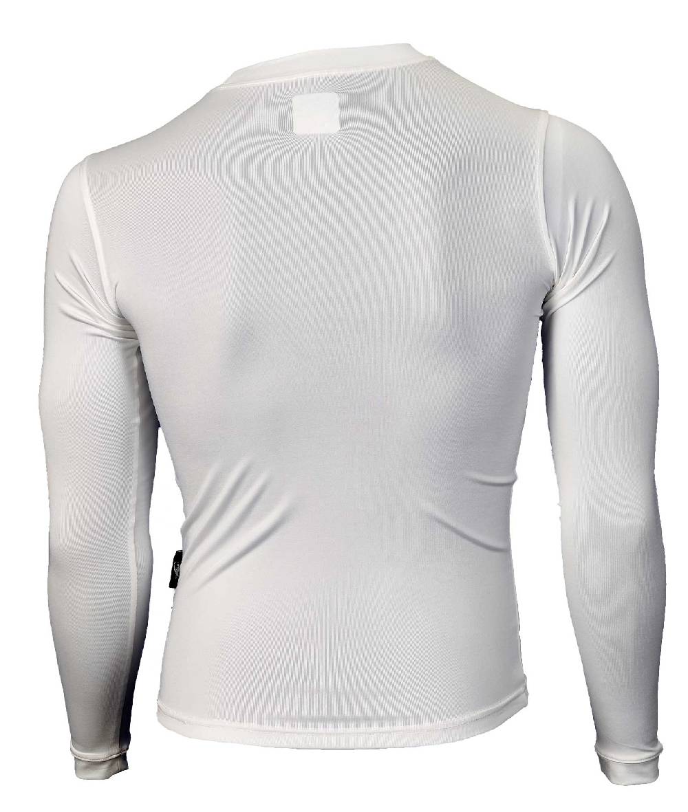Ju Sports Compression Shirt langarm weiß Kostenloser Versand international