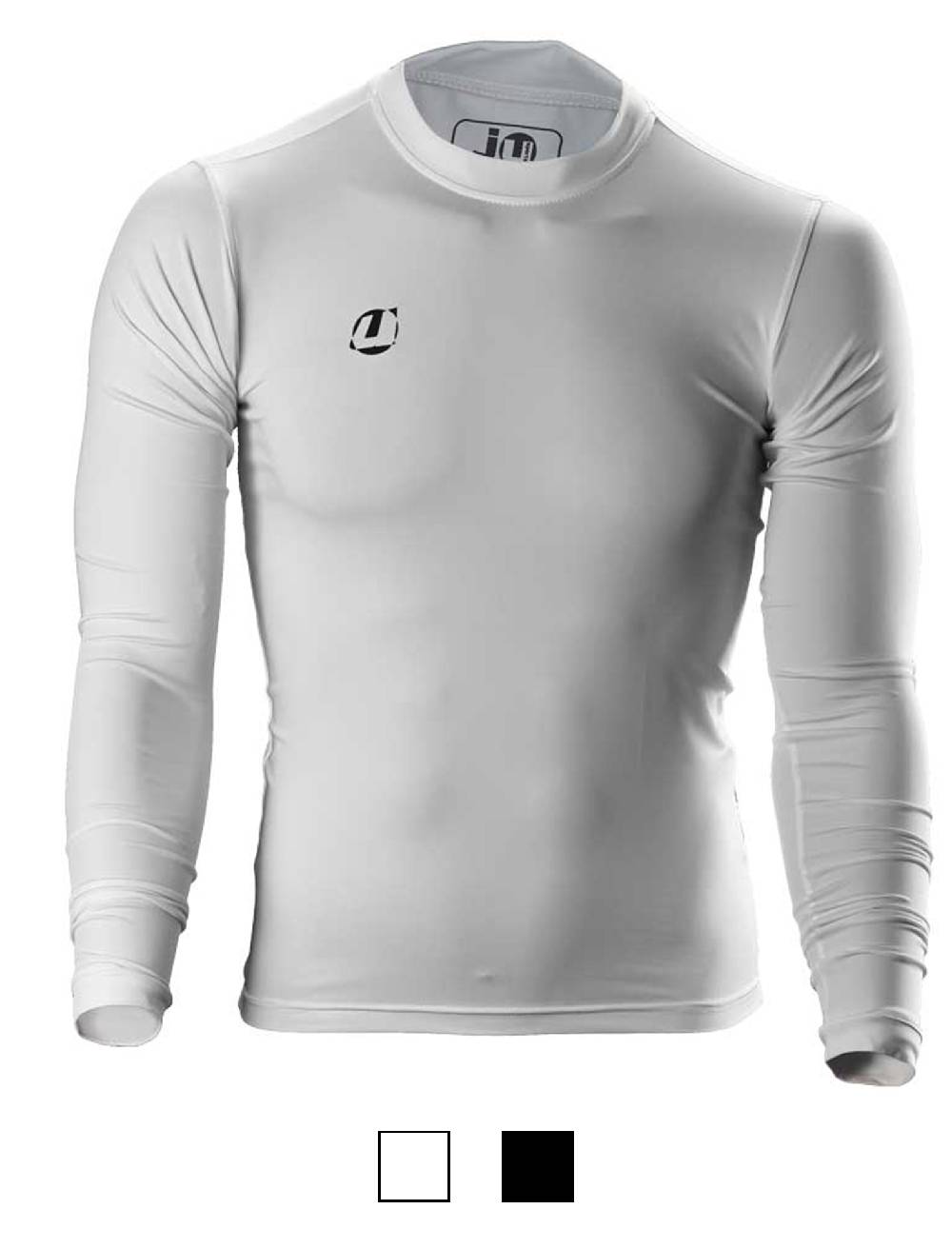Ju Sports Compression Shirt langarm weiß Kostenloser Versand international