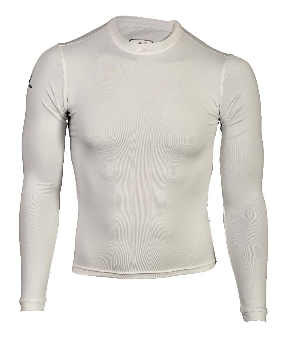 Ju Sports Compression Shirt langarm weiß Kostenloser Versand international