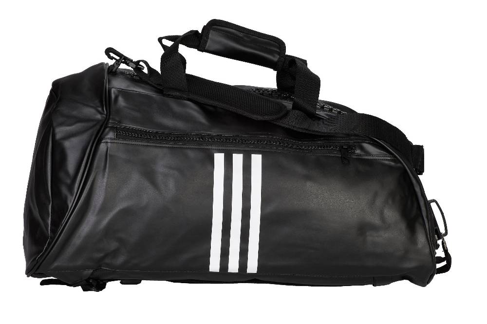 Ju Sports adidas 2in1 Bag "Judo" black/white PU L, adiACC051J Fabrikladen
