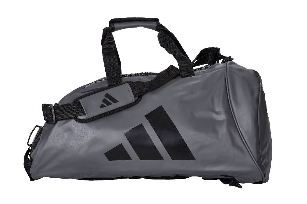 Ju Sports adidas 2in1 Bag Combat Sports grey/black PU, adiACC051 2025