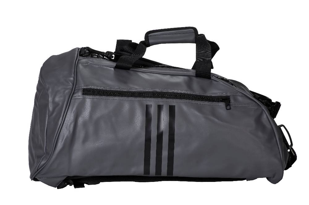 Ju Sports adidas 2in1 Bag Combat Sports grey/black PU, adiACC051 2025