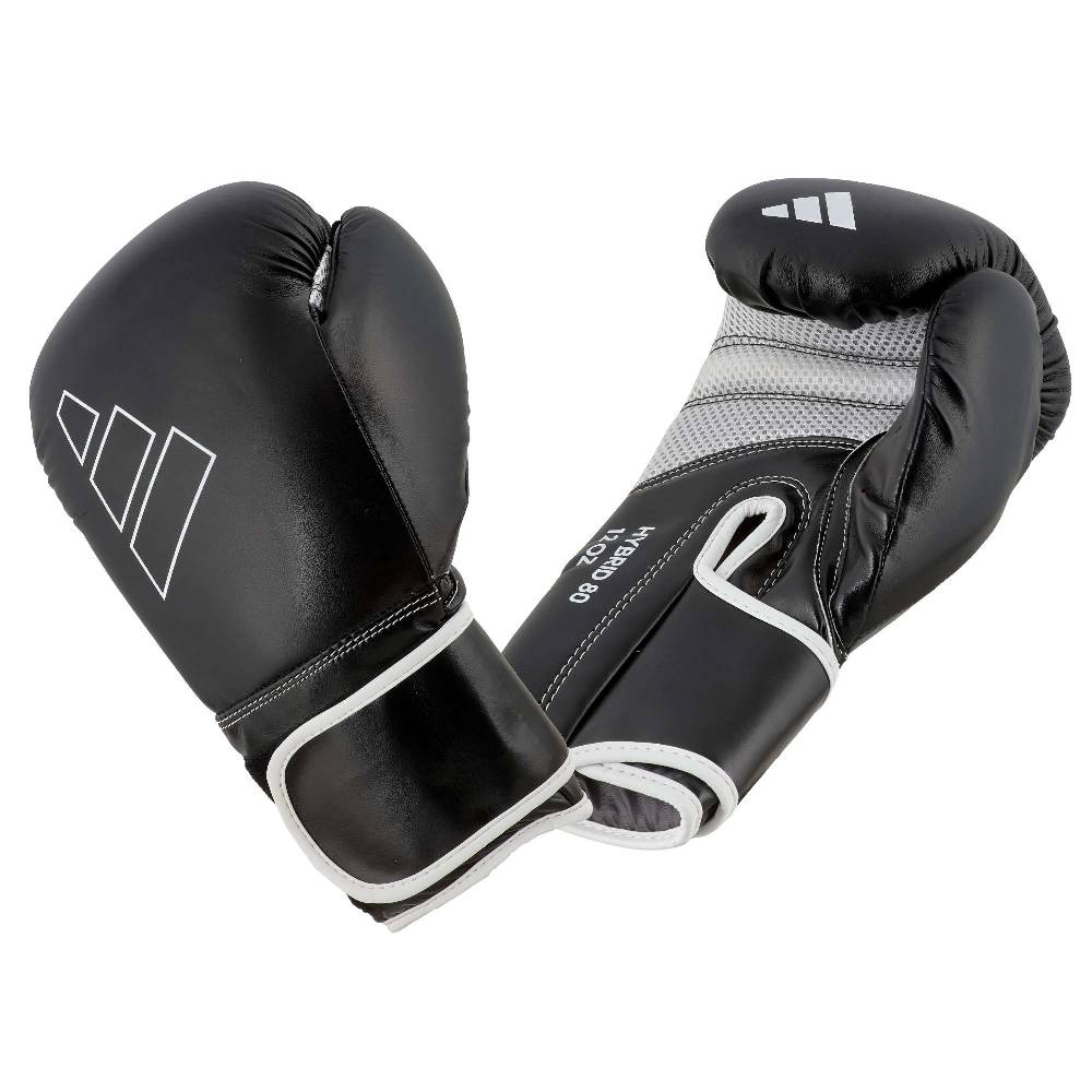 Ju Sports adidas Boxhandschuhe Hybrid 80, black/white, ADIH80