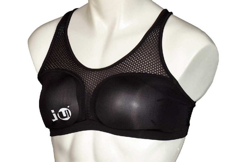 Ju Sports Brustschutz für Damen Cool Guard komplett schwarz