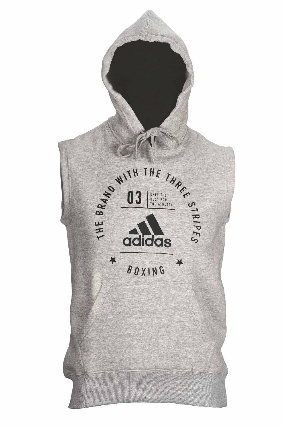 Ju Sports adidas Community Sleeveless Hoody "BOXING" grey/black, adiCL05B Saisonschlussverkauf
