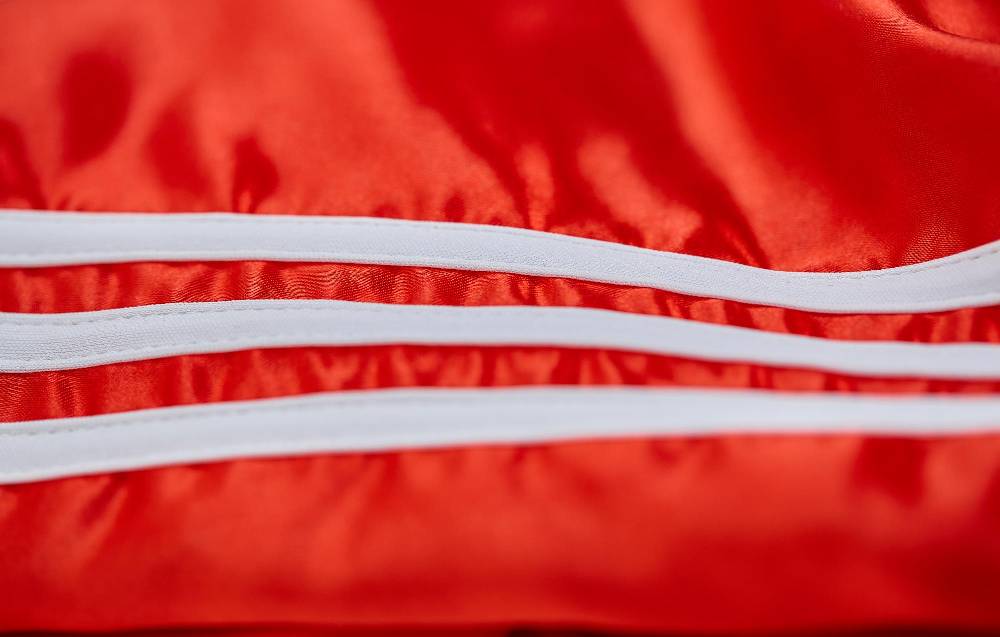 Ju Sports adidas Kickbox-Hose rot/weiß, adiKBUN110T Lagerräumung