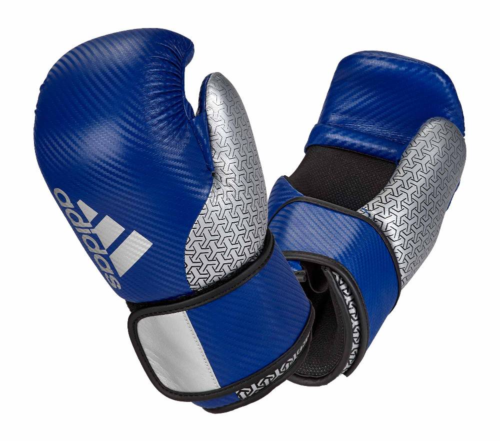 Ju Sports adidas Pro Point Fighter Handschuhe blue/silver, adiKBPF300 Heißer Verkauf