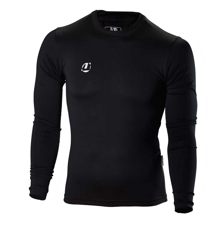 Ju Sports Compression Shirt langarm schwarz