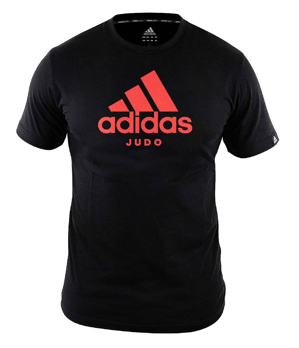 Ju Sports adidas Community line T-Shirt Judo "Performance" black/shock red, ADICTJ Kostenlose Rückgabe