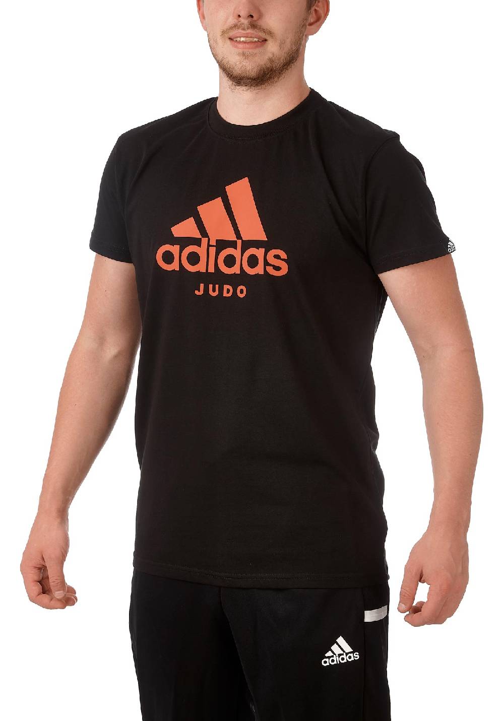 Ju Sports adidas Community line T-Shirt Judo "Performance" black/shock red, ADICTJ Kostenlose Rückgabe