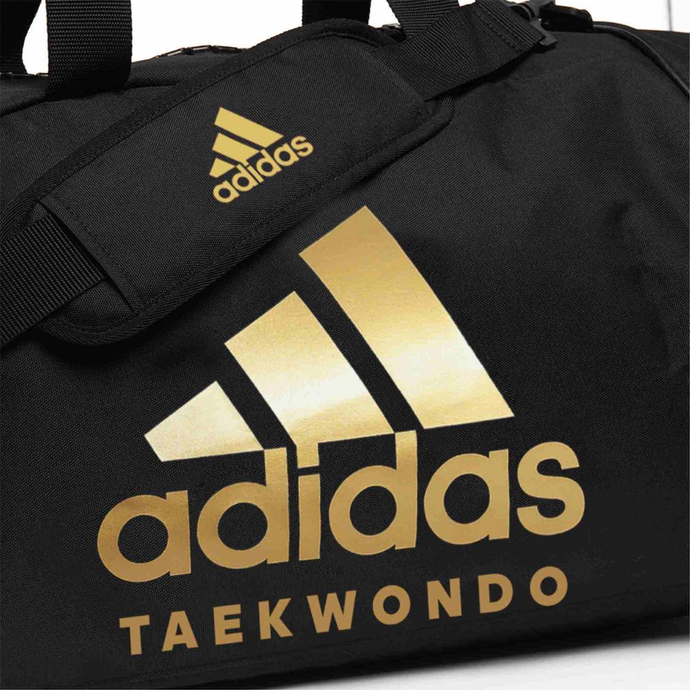 Ju Sports adidas 2in1 Bag "Taekwondo" black/gold Nylon, adiACC052T Letzte 2 Tage