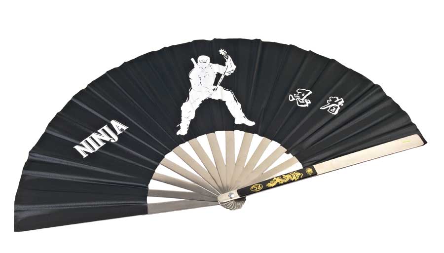 Ju Sports Ninja Fächer aus Stahl schwarz
